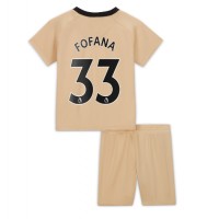 Chelsea Wesley Fofana #33 Fußballbekleidung 3rd trikot Kinder 2022-23 Kurzarm (+ kurze hosen)